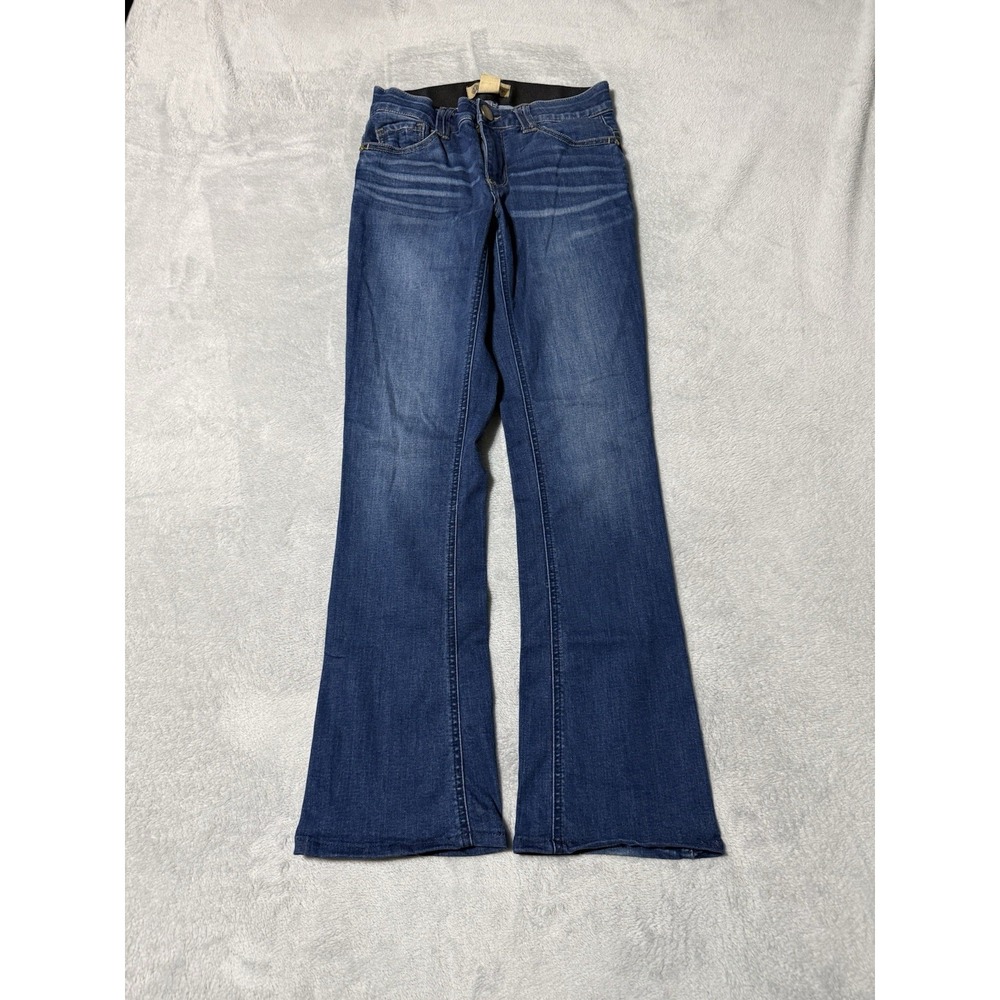 Democracy Jeans Womens 2 Blue Bootcut Denim Stretch Medium Wash 26x29